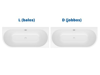 dream sp fürdőkád jobbos és balos kivitelben