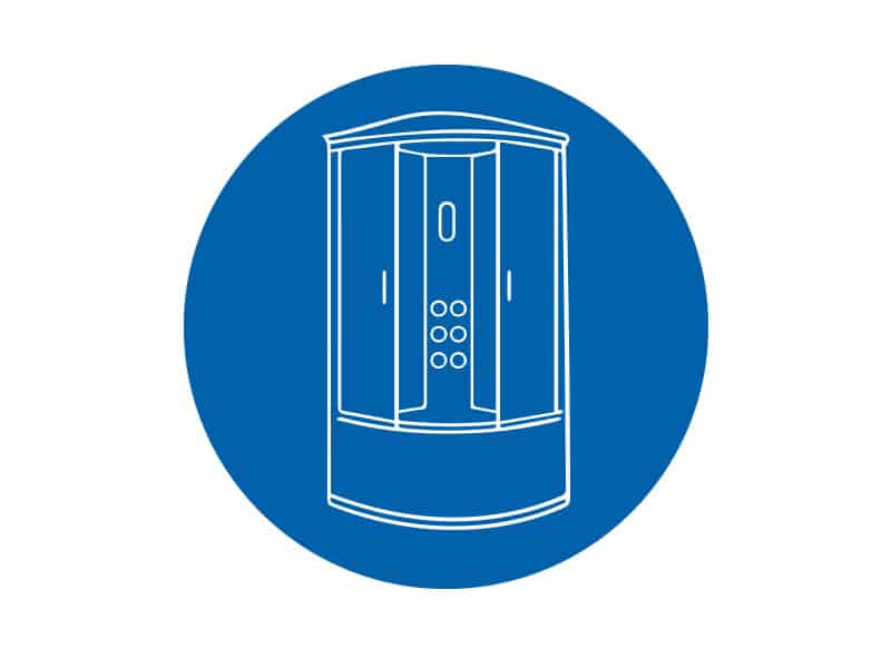 Masszázskabin, gőzfürdők